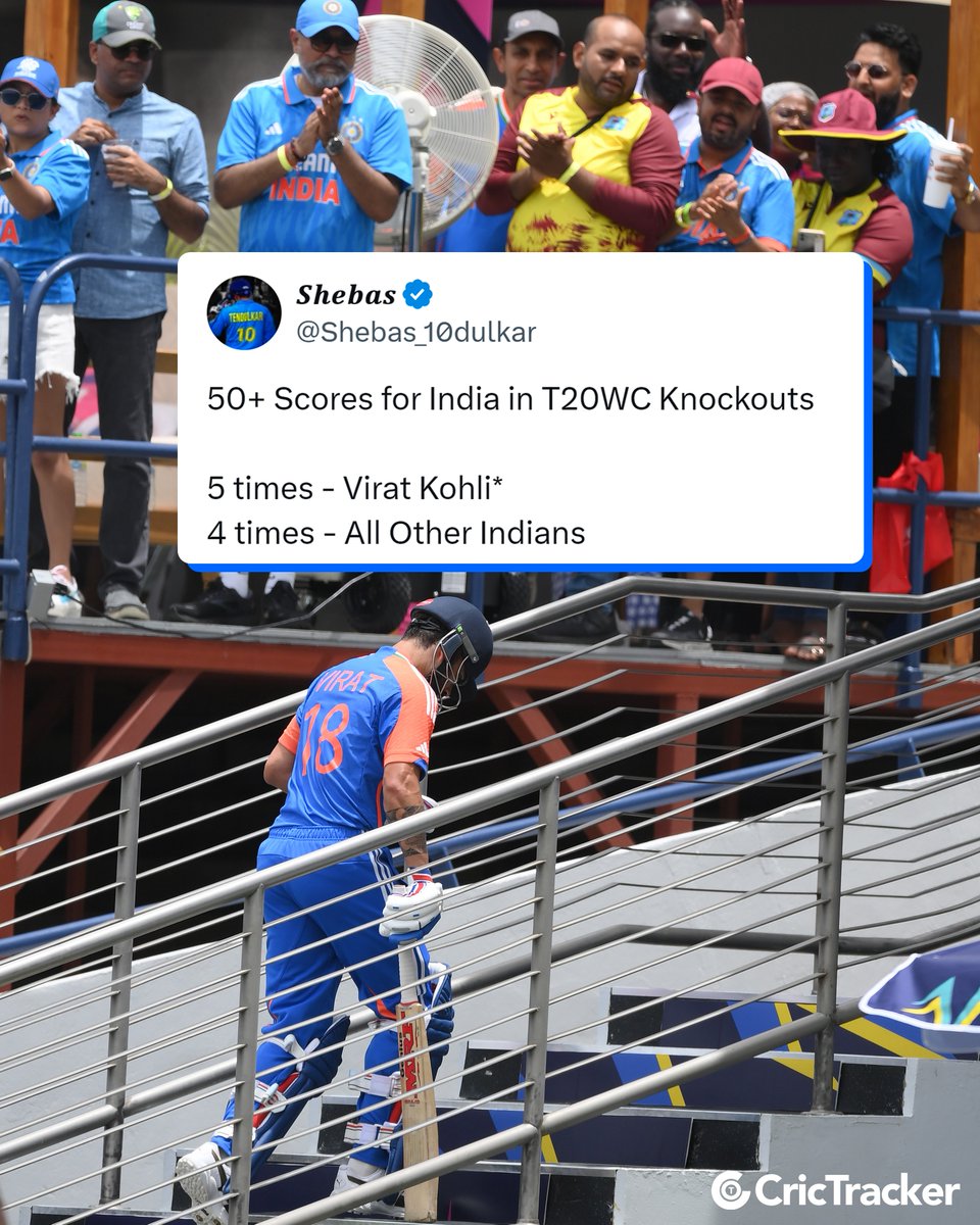 Cricketracker's tweet photo. This stat 🤯

Do you think 𝗜𝗻𝗱𝗶𝗮 𝘄𝗶𝗹𝗹 𝗳𝗶𝗻𝗱 𝗮𝗻𝗼𝘁𝗵𝗲𝗿 𝗩𝗶𝗿𝗮𝘁 𝗞𝗼𝗵𝗹𝗶 in T20Is? https://t.co/bFrZRoI7uk