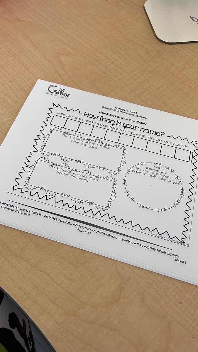 Ms. Jae Keyes (@thekeyes2kinder) on Twitter photo How long is your nameโ
Our kindergarten scholars practiced counting and identifying the number of letters in their name. <a href="/APSWestManor/">WestManorES</a> ๐ How long is your nameโ
Our kindergarten scholars practiced counting and identifying the number of letters in their name. <a href="/APSWestManor/">WestManorES</a> ๐