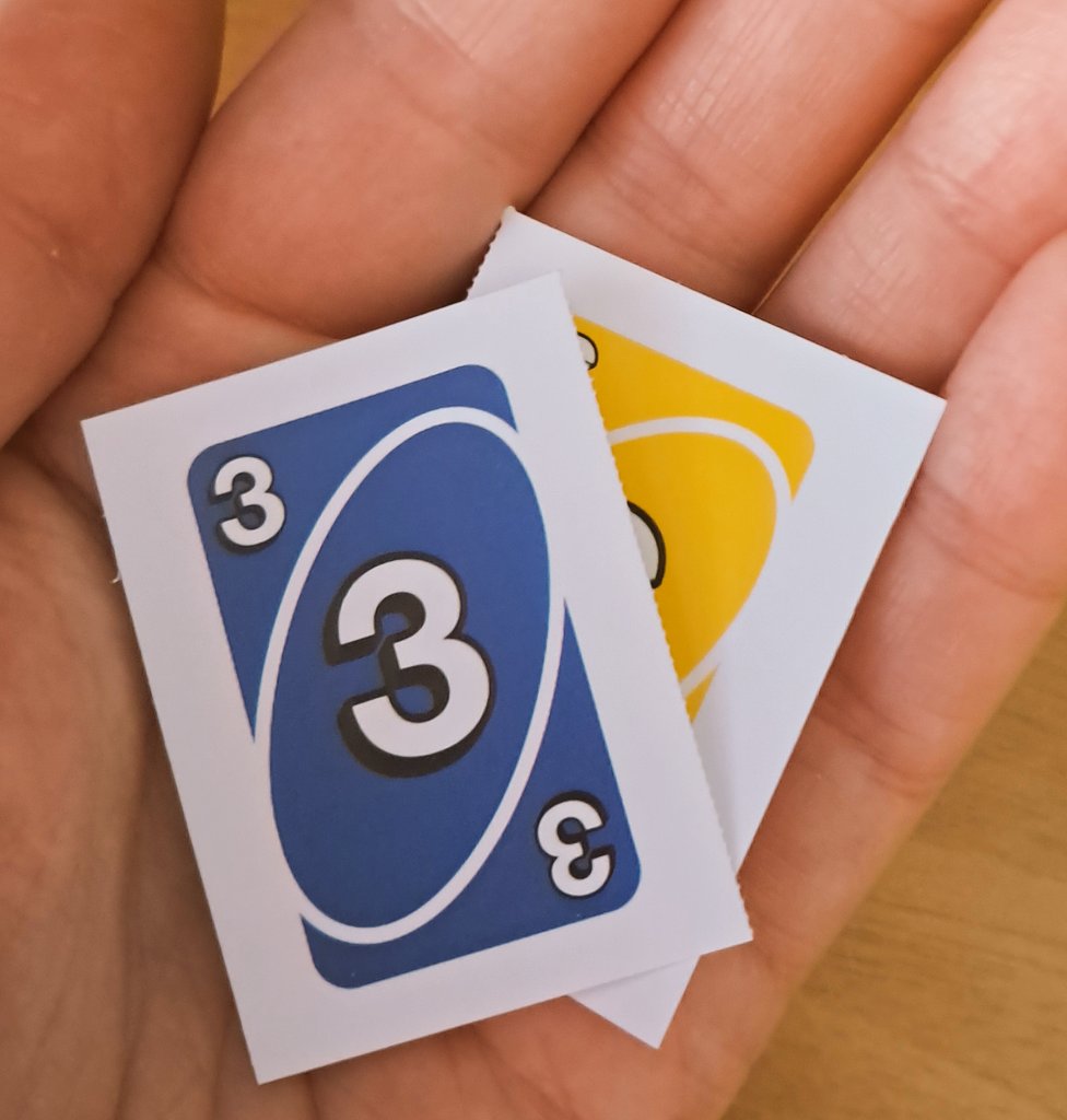 step883r's tweet photo. Mini UNO Cards β‘
#unocard #unocards #tiniest https://t.co/OXeHN0xgOs