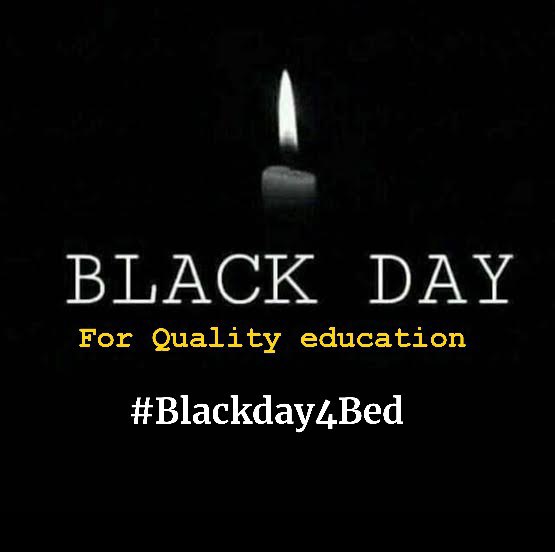 bcsmup's tweet photo. कल #Blackday4Bed इस टैग के साथ बीएड डिग्री धारक साथियों हमे अपने साथ हुए अन्याय को बताना है ..... https://t.co/9aFxdpIeFa