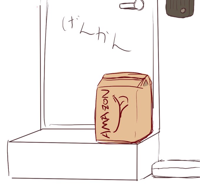 丸二日寝込んでたんで荷物が来てたことにすら気づかずしかもこういうふうに置き配されてたので地震で玄関が歪んだかとすごくビビった次第 