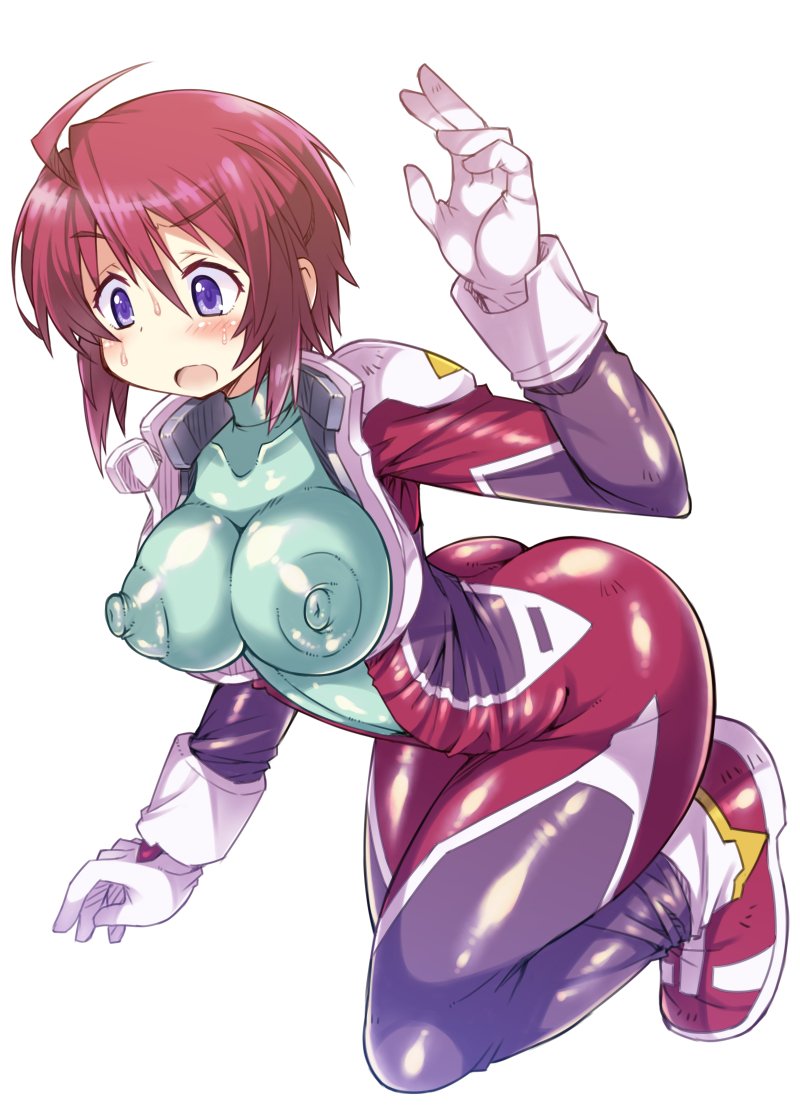 ルナマリアのプラモ全然買えなかったので、罰として柔らか素材部分をぴっちり素材に変更させました! 