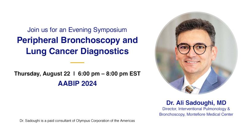 Please join us for a discussion on how to further enhance diagnostic yield of lung cancer in early stage in both Robotic and Non-Robotic bronchoscopy platforms using affordable tools bit.ly/3WTbTeN #Olympus  #AABIP