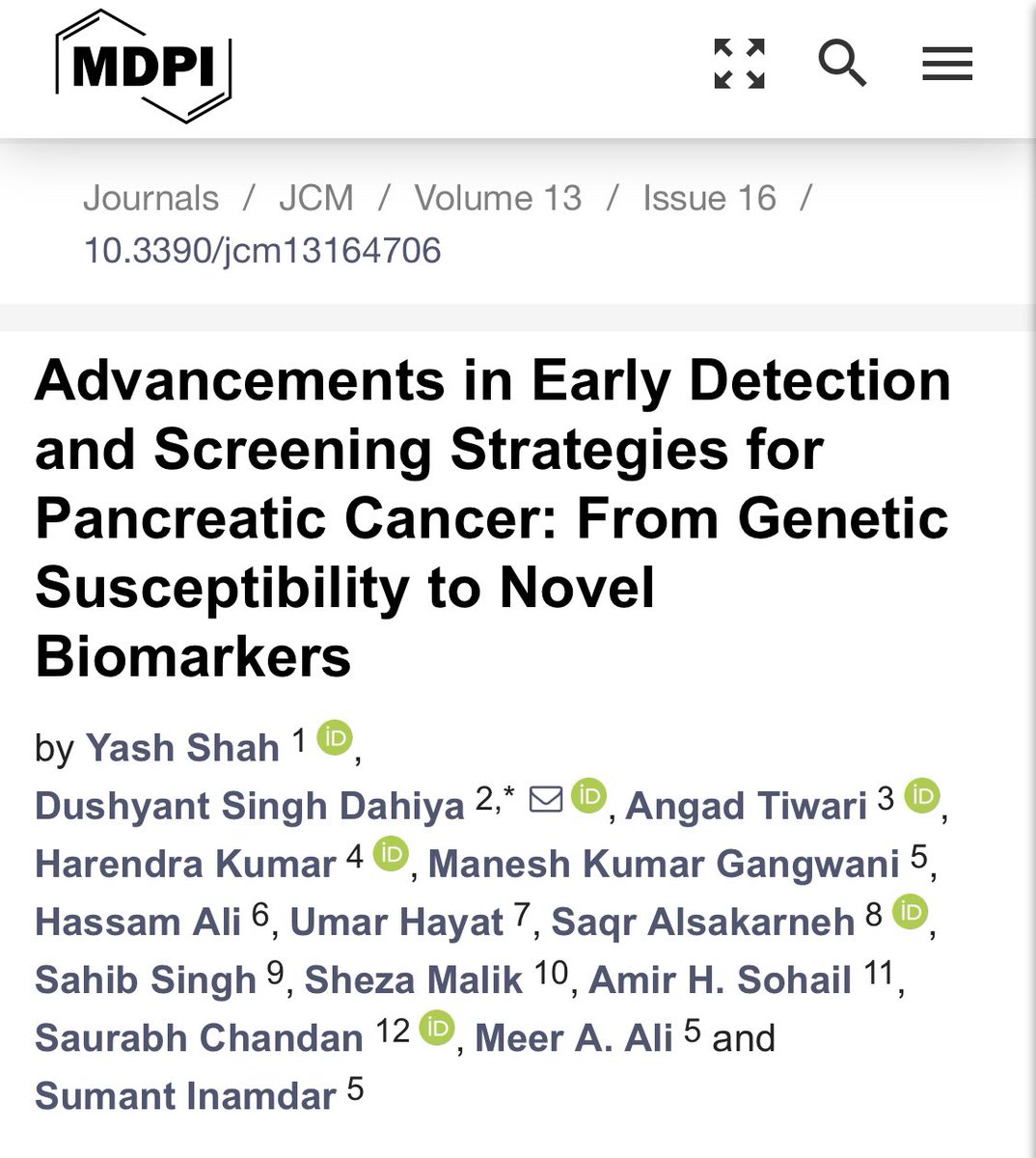 Sahib Singh, MD (@sahibs559) on Twitter photo New publication <a href="/JCM_MDPI/">JCM MDPI</a>.
Thank you <a href="/yashu211996/">Yash Shah MD</a> <a href="/DushDahiya/">Dushyant Singh Dahiya, MD</a> @angadtiwari49 <a href="/mk_gangwani/">Manesh Kumar Gangwani, MD MPH</a> <a href="/hassamalii/">Hassam Ali, MD</a> <a href="/AlsakarnehSaqr/">Saqr Alsakarneh, MD, MS</a> <a href="/ShezaMalikMD/">Sheza Malik</a> <a href="/SChandanMD/">Saurabh Chandan, MD</a> <a href="/SumantInamdar/">Sumant Inamdar</a> and all other co-authors.
mdpi.com/2077-0383/13/1… New publication <a href="/JCM_MDPI/">JCM MDPI</a>.
Thank you <a href="/yashu211996/">Yash Shah MD</a> <a href="/DushDahiya/">Dushyant Singh Dahiya, MD</a> @angadtiwari49 <a href="/mk_gangwani/">Manesh Kumar Gangwani, MD MPH</a> <a href="/hassamalii/">Hassam Ali, MD</a> <a href="/AlsakarnehSaqr/">Saqr Alsakarneh, MD, MS</a> <a href="/ShezaMalikMD/">Sheza Malik</a> <a href="/SChandanMD/">Saurabh Chandan, MD</a> <a href="/SumantInamdar/">Sumant Inamdar</a> and all other co-authors.
mdpi.com/2077-0383/13/1…