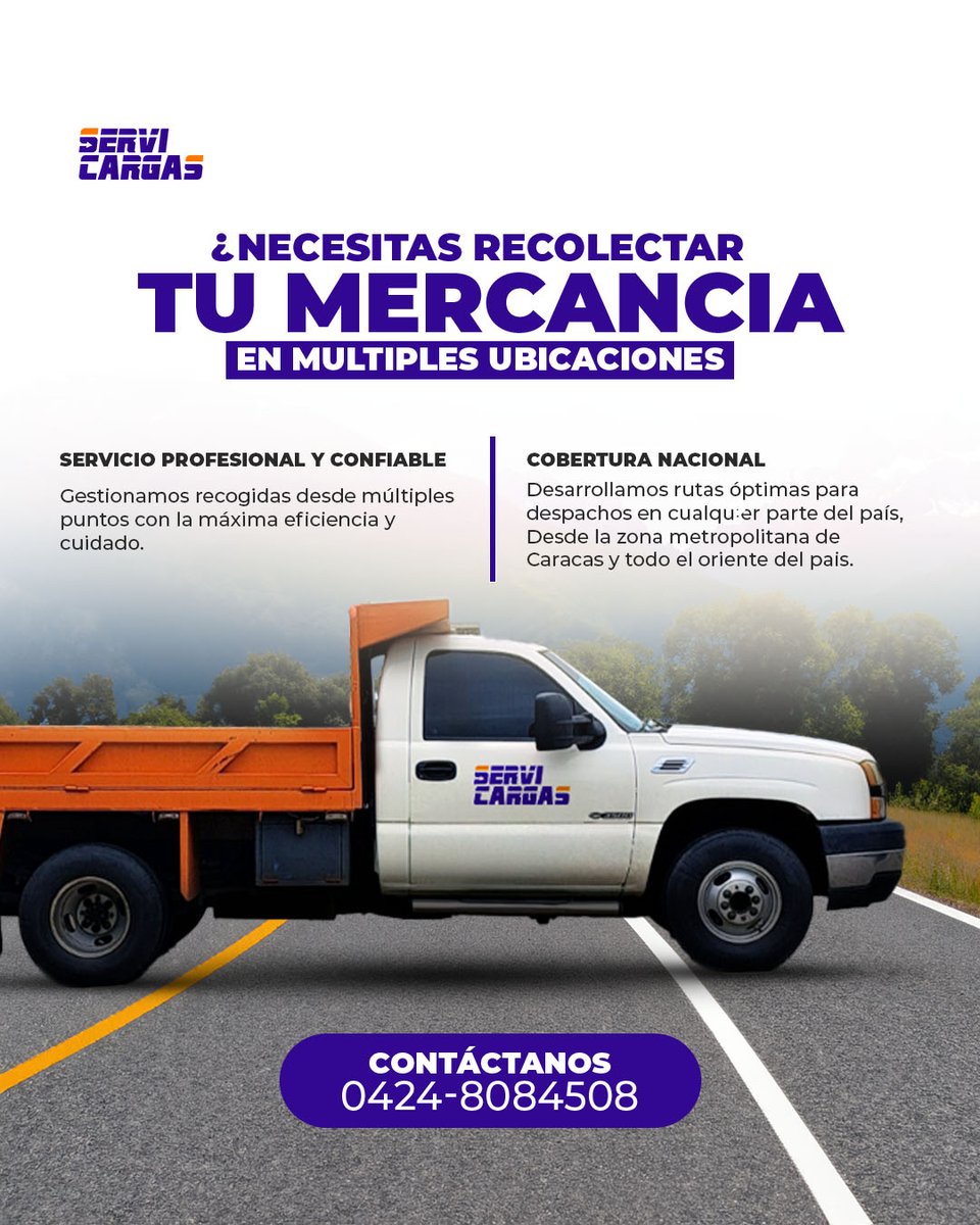 Servicargas_'s tweet photo. 🚛✨ ¡Optimiza tu #logística con nuestro servicio de #despacho #multiorigen!

Recogemos desde múltiples puntos con #eficiencia y #cuidado, ofreciendo #soluciones personalizadas y #coberturanacional. https://t.co/7rD4PbqzJ8
