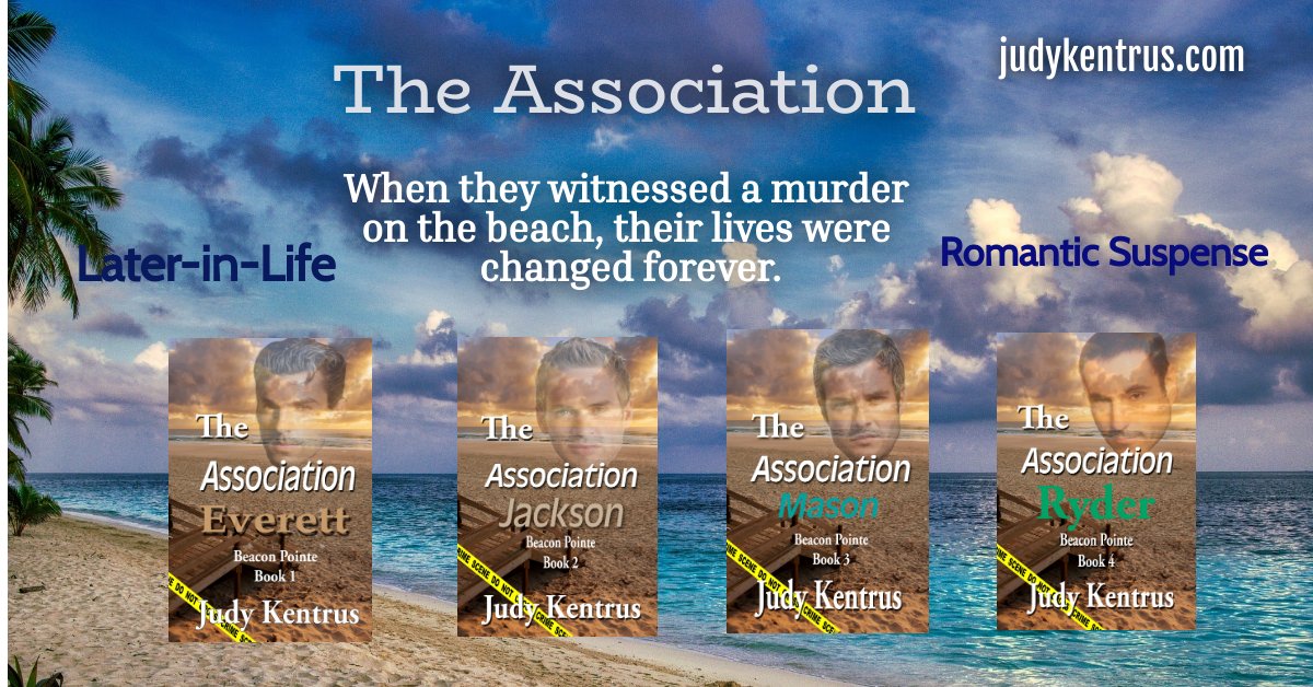 JudyKentrus's tweet photo. Murder, lies, and love equal the best romantic suspense.
https://t.co/O7qaiuPKi5 #romanticsuspense #beaconpointe #smalltown #secondchanceromance #actor #principal #reporter #cop #mysteryromance #fourbookseries #romancegems https://t.co/OKTTEMqqFs