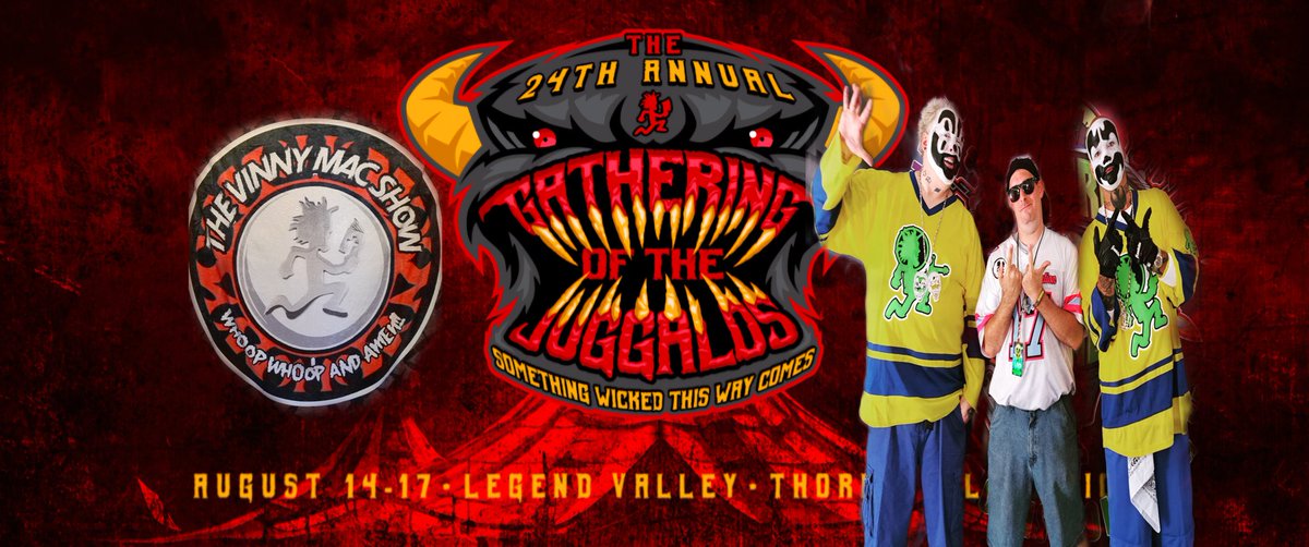 kep_vince's tweet photo. My #cover #photo for the Gathering of The Juggalos 2024 #gotj #GOTJ #GOTJ24 "Whoop Whoop & Amen!" https://t.co/Q6J1LZqaGC