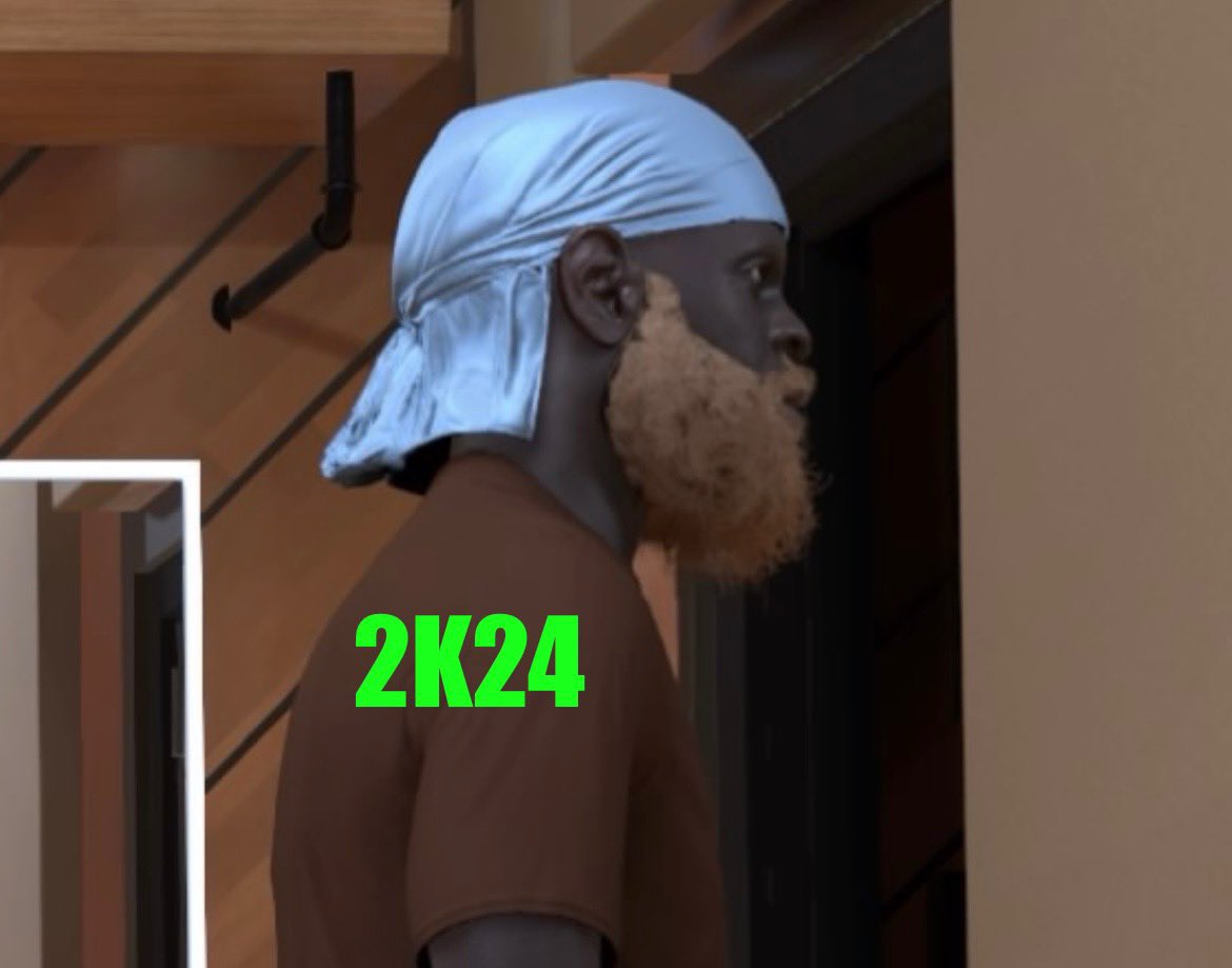 2KIntel's tweet photo. 2K Added rolled up Durags in #NBA2K25 

via @Jumpman_Germ https://t.co/ZuoFbWyr6a