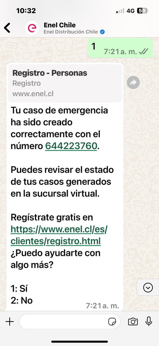 ncabezas's tweet photo. @Enel_Informa_CL Tu número de WhatsApp bien poco creíble… todos los días me da una respuesta distinta https://t.co/4oCYS9LWrv