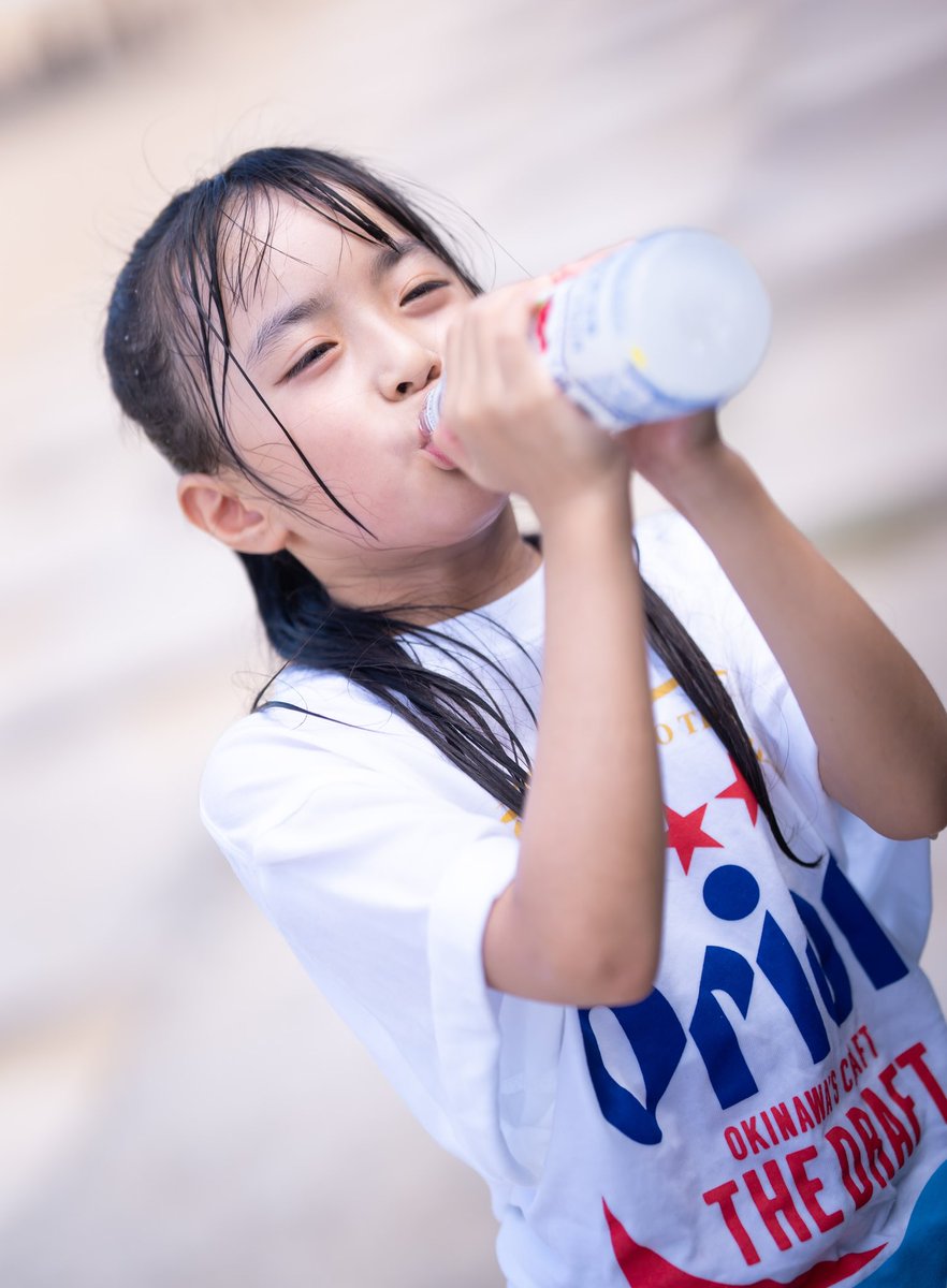 さっち（JS3）水分ほきゅうちう😊 #さっち #さとは #長崎超絶美少女隊