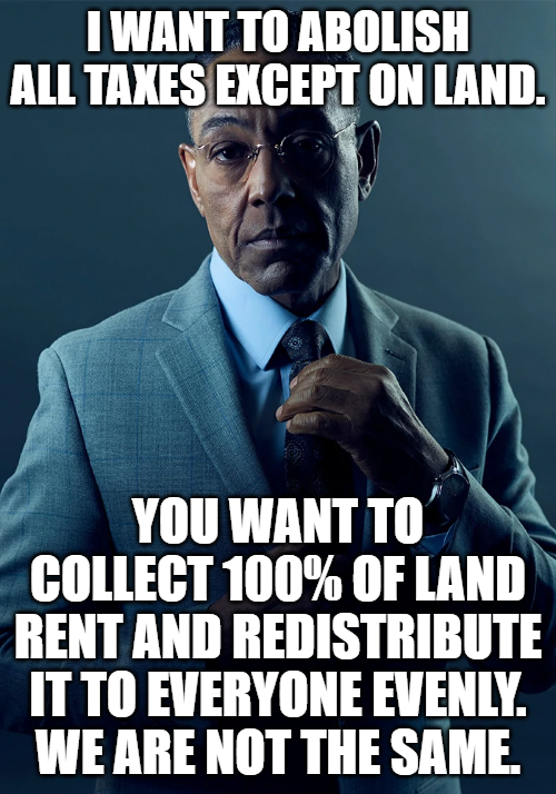 TAX LAND, NOT MAN tweet media