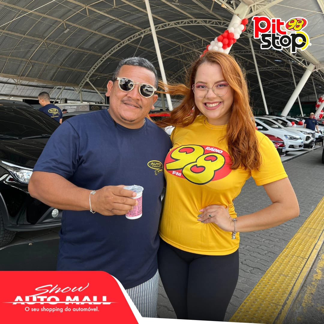 98FMNatal's tweet photo. Preparados para a maior experiência automotiva do ano? 🚗💥a partir das 10h, o Show Auto Mall vai transformar sua paixão por carros em realidade. Não perca a chance de estar lá! #ShowAutoMall #PitStop98FM https://t.co/VNOPl5ZGrn