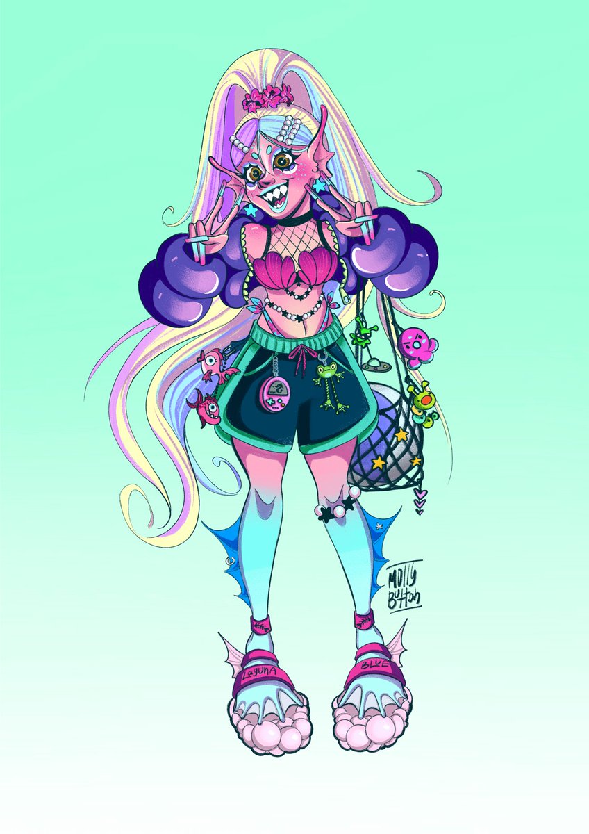 mollybutton_'s tweet image. I want all here keychains and tamagotchi 🌺🫧🍭
#LagunaBlue #MonsterHigh