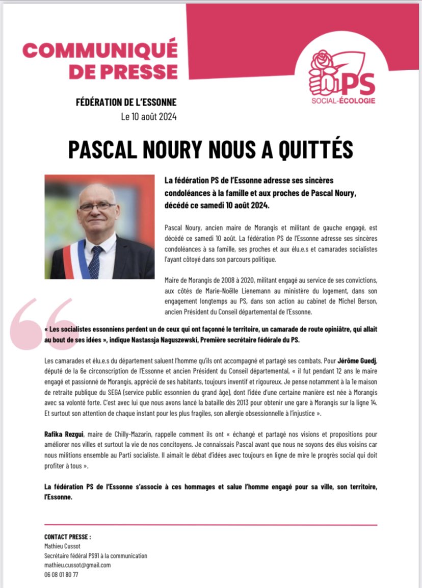 PS Essonne tweet media