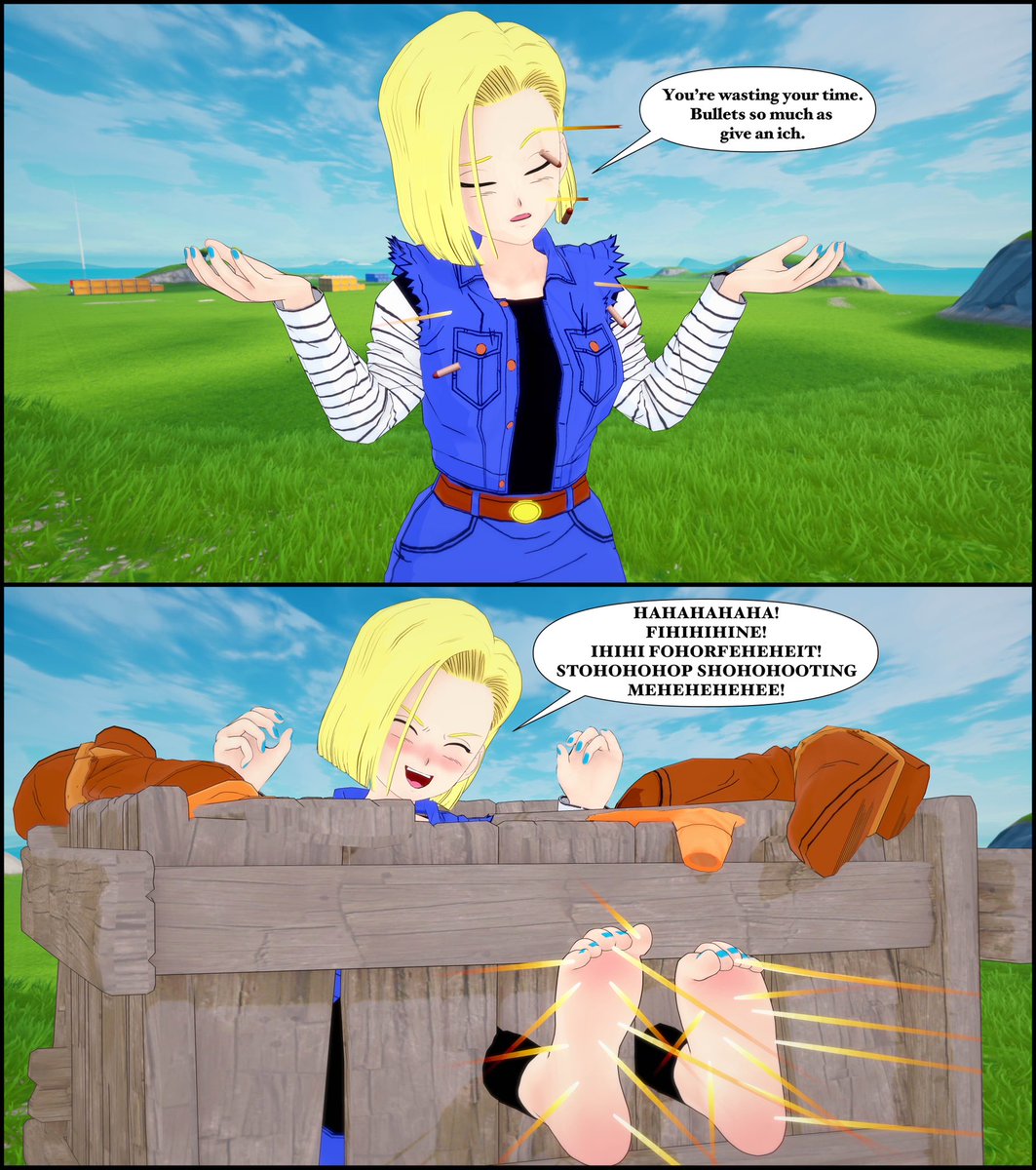 Tacito_boy's tweet photo. So 18 in Fortnite is a thing…..
Figured I’d make something because of it lmao
#Android18 #Tickle #Tickling #Boots #Feet #Footfetish https://t.co/OYlckEHNhg