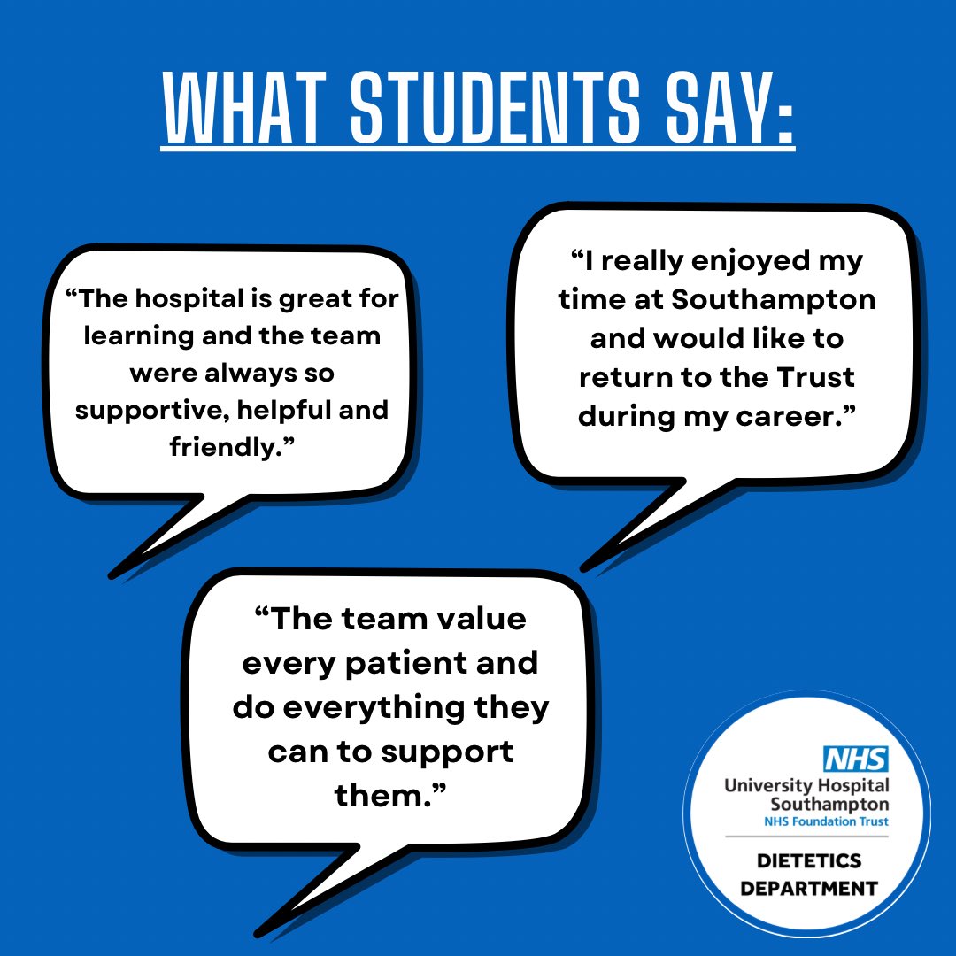 UHS Dietitians (@uhs_dietitians) on Twitter photo ‼️ NEW Job Alert ‼️
We are recruiting for dietitians to join our Band 5 rotational programme!
Looking to start your career? Or for opportunities in our large teaching hospital?
See the info👇👇
Closing 22nd August!
<a href="/UHSFT/">University Hospital Southampton 💙</a> <a href="/UHS_Jobs/">University Hospital Southampton Jobs</a> ‼️ NEW Job Alert ‼️
We are recruiting for dietitians to join our Band 5 rotational programme!
Looking to start your career? Or for opportunities in our large teaching hospital?
See the info👇👇
Closing 22nd August!
<a href="/UHSFT/">University Hospital Southampton 💙</a> <a href="/UHS_Jobs/">University Hospital Southampton Jobs</a>