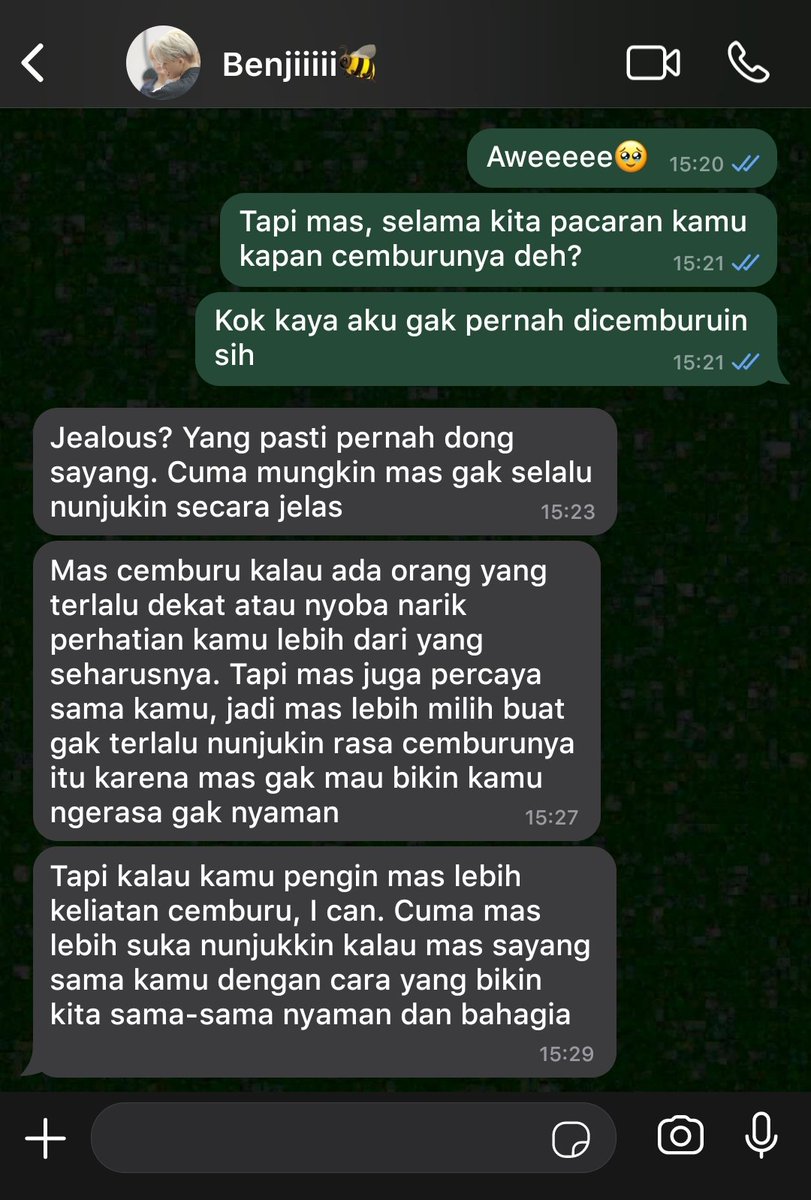 Duh benji kalo tau beneran gak papa?