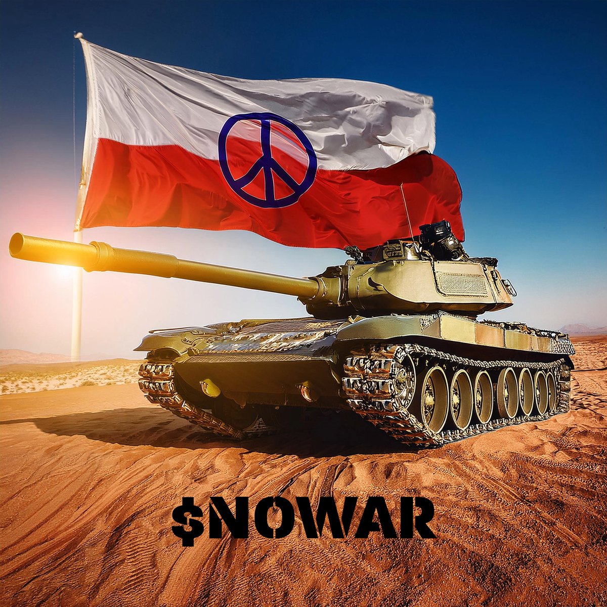 Raise the flag of peace!
At $NOWAR community, we hate #War 

Join our advocacy on #Solana #Web3 
Own some peace coin as we promote peace!

CA:
GMHU29jA1UWGk86Bh4qhCnwXzqgBydDYNCsLeHqSMnkJ 

#cryptocurrency 
#PEPE #pepecommunity #NEIRO <a href="/MichaelSuppo/">Suppoman ❇️🔺</a> <a href="/Trader4lyf/">TradersApprentice</a>