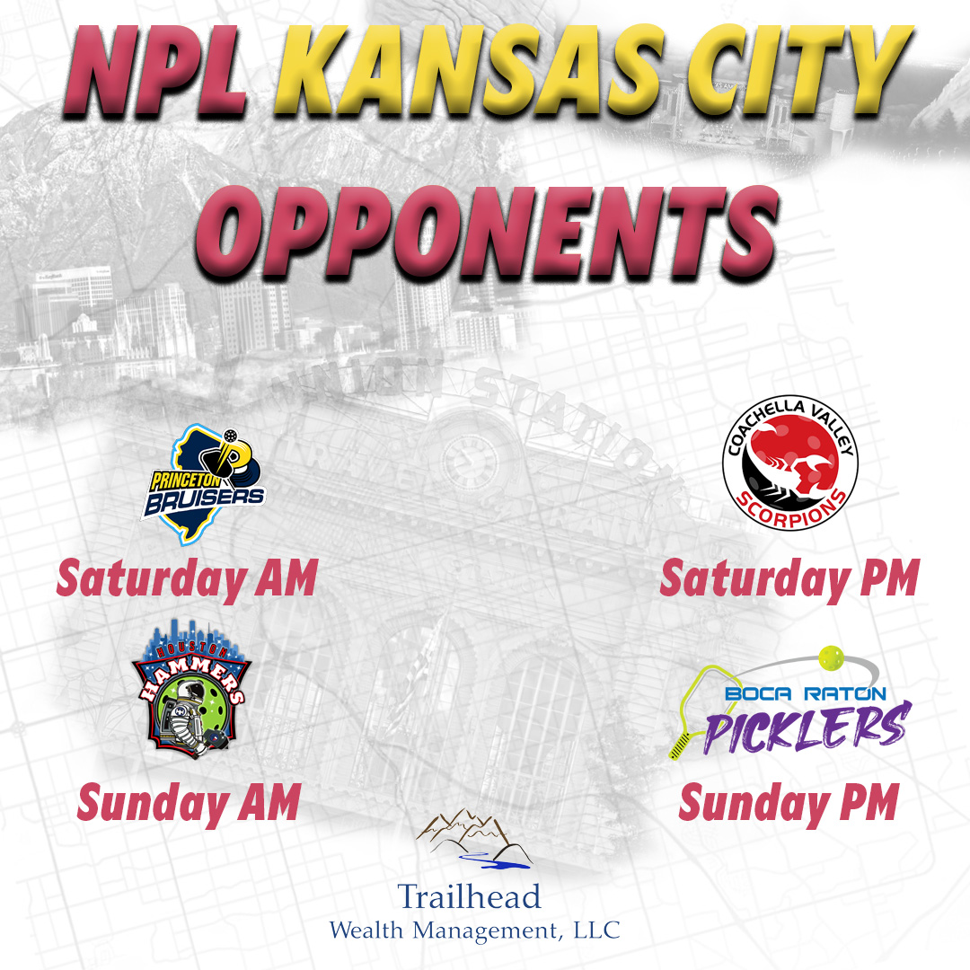 DenverIconics's tweet image. NPL Kansas City at Picklecon is in full swing!!

Here is your Iconics weekend schedule presented by Trailhead Wealth Management!!! Don't forget to catch all the matches on the livestream!!

Link: youtube.com/@nationalpickl…

#denvericonics #npl #picklecon