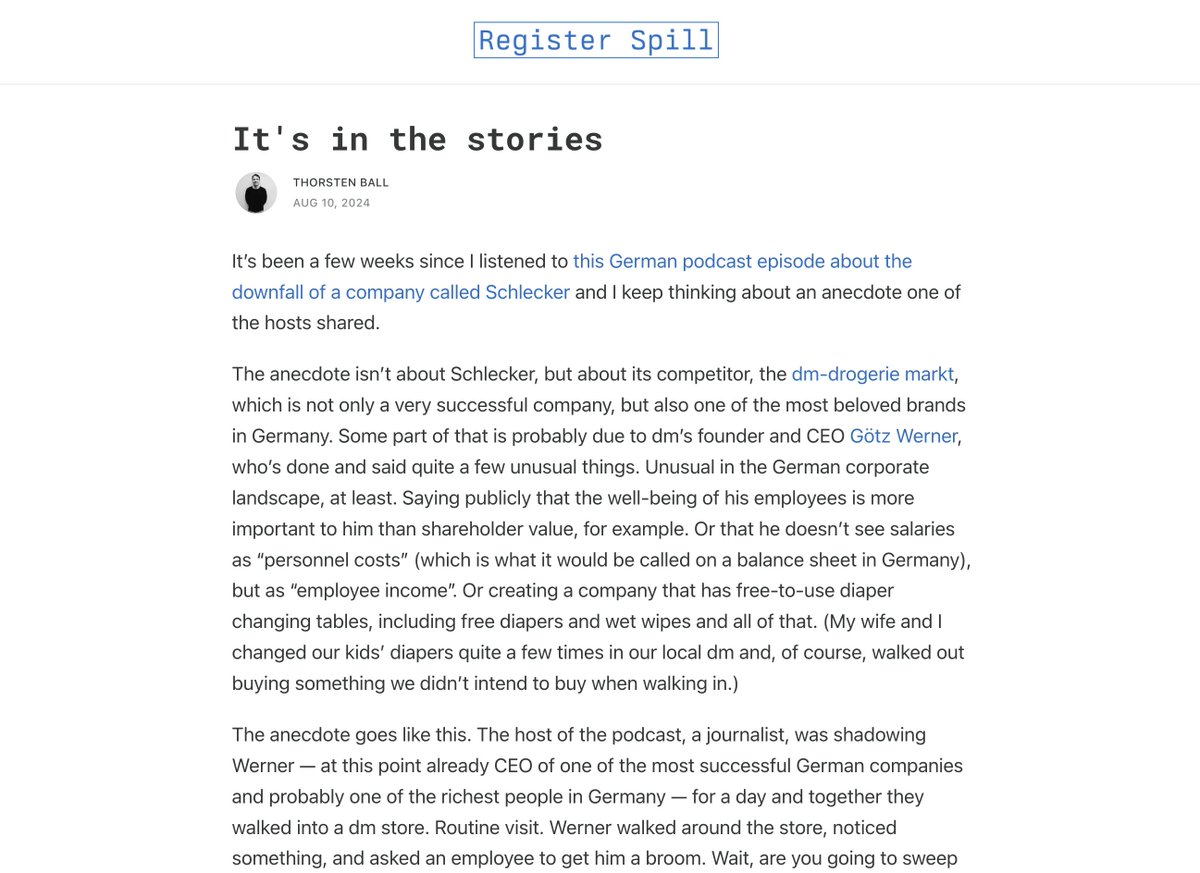 Wrote about stories today.