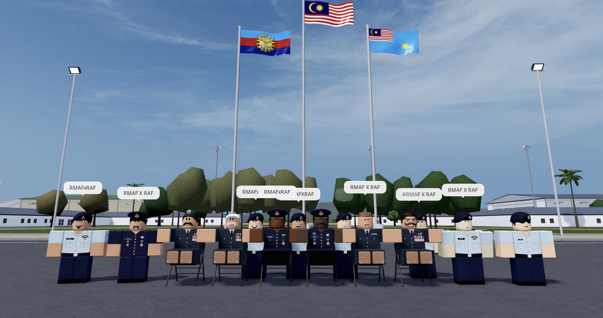 Today, the RMAF received a visit from members of the 90th Squadron of the RAF. The visit is expected to strengthen relationship between RMAF and RAF. This visit involves demonstrations from all the RMAF squadrons.  

Sentiasa di Angkasa Raya!