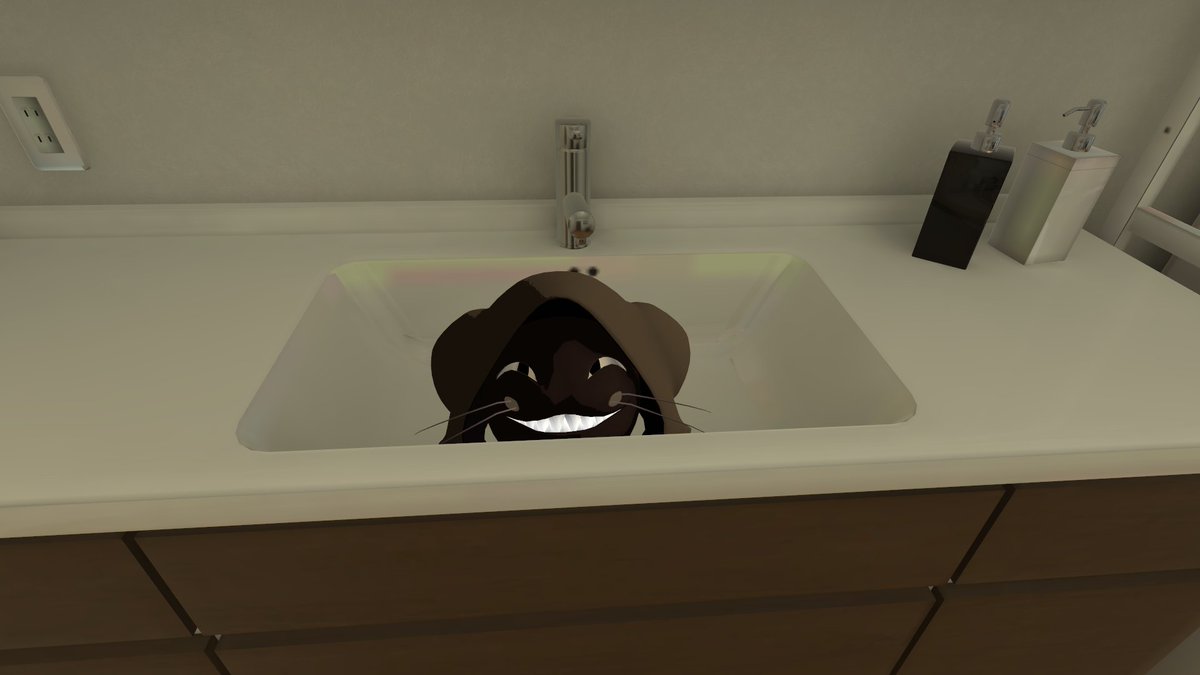 You walk into your bathroom and find this. What do you do?

<a href="/SucculentDragon/">Hella Noodles</a> 
#VRChat