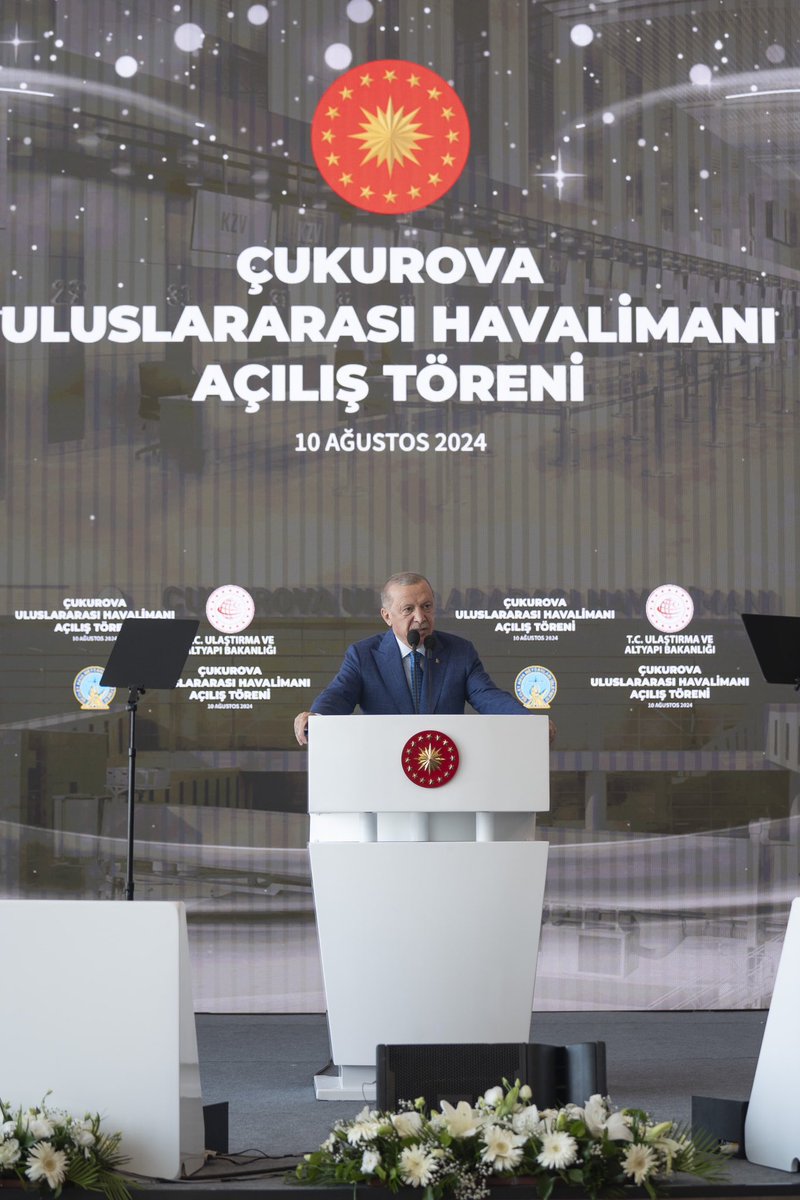 CukurovAirport's tweet photo. Büyük Gün!

Çukurova Uluslararası Havalimanı Cumhurbaşkanımız Sn. Recep Tayyip Erdoğan’ın teşrifleriyle düzenlenen törenle hizmete açıldı! https://t.co/rdOqFXeJvO