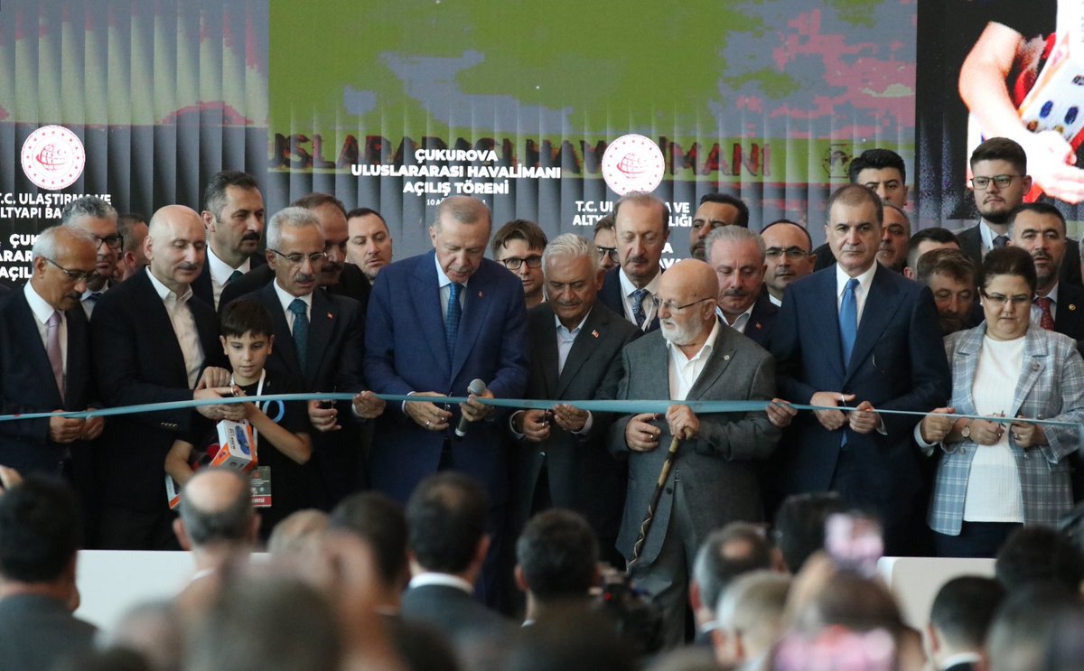 CukurovAirport's tweet photo. Büyük Gün!

Çukurova Uluslararası Havalimanı Cumhurbaşkanımız Sn. Recep Tayyip Erdoğan’ın teşrifleriyle düzenlenen törenle hizmete açıldı! https://t.co/rdOqFXeJvO