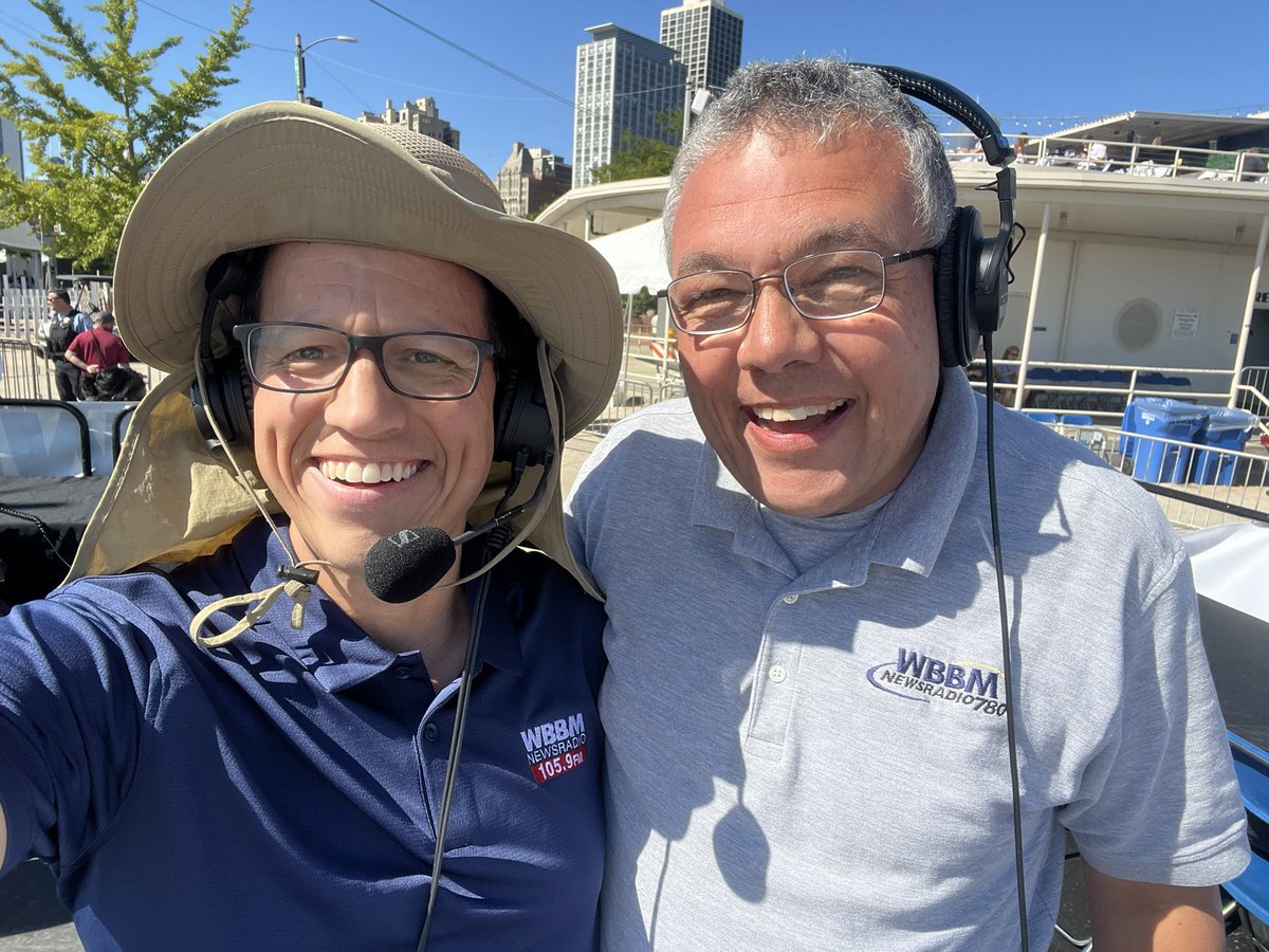 Perfect day for the Air and Water Show! Join <a href="/KrisHabermehl/">Kris Habermehl</a> and me on <a href="/WBBMNewsradio/">WBBM Newsradio</a> 780AM and the Audacy app!