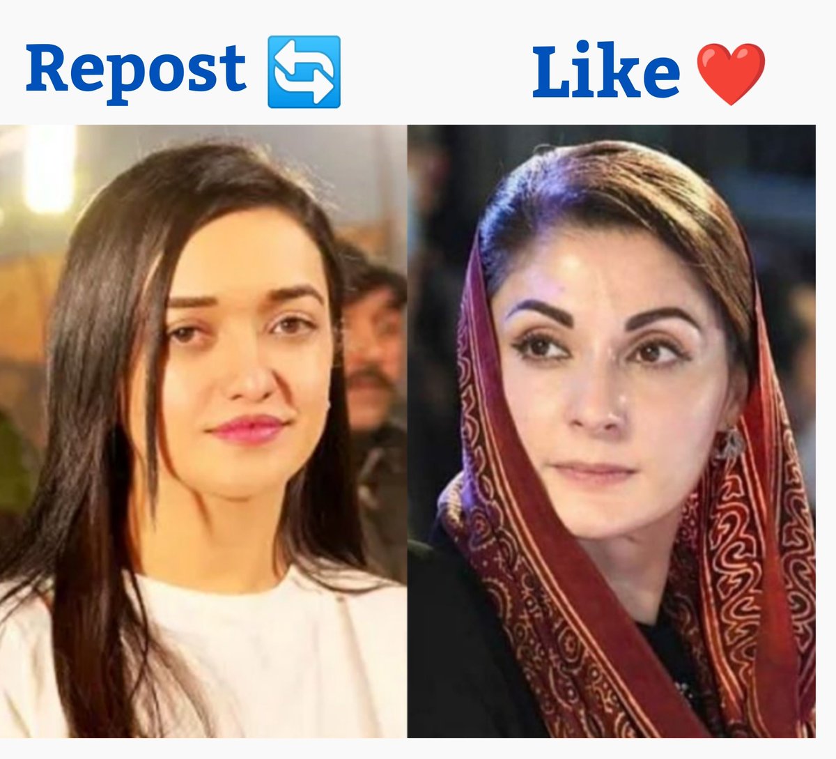 QasimSuri_Fan's tweet photo. لاہور میں اگر آج صنم جاوید خان اور مریم اعوان کے درمیان الیکشن دنگل ہو جائے تو آپ کسے ووٹ دیں گے؟

اپنی رائے ضرور دیں، عوامی سوچ کا پتا چلتا ہے،،،

#آزادی_خان_کے_سنگ https://t.co/YonzF2mH9L