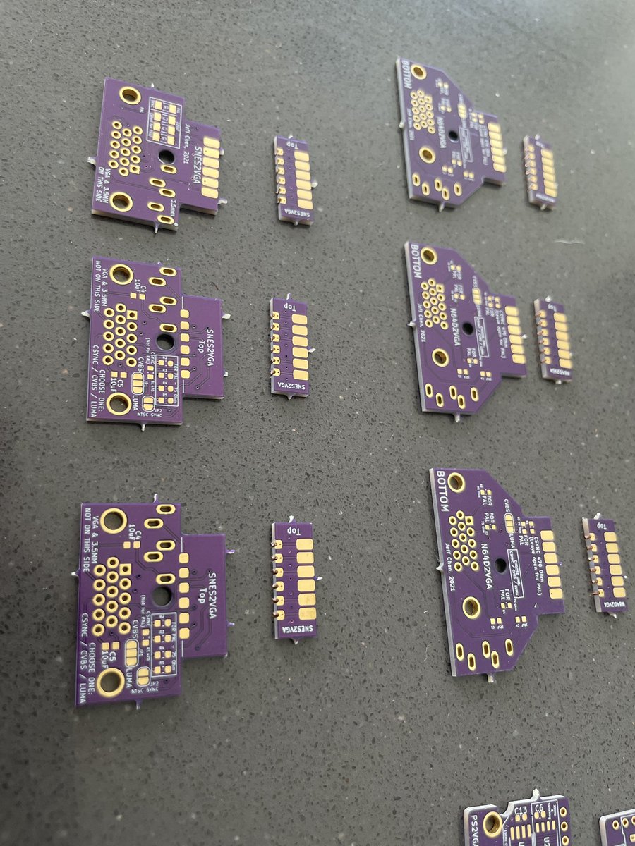 HollenbackMatt's tweet photo. These console VGA adapters are really awesome! Thank you for this open source project! https://t.co/kJ02t6fyJn