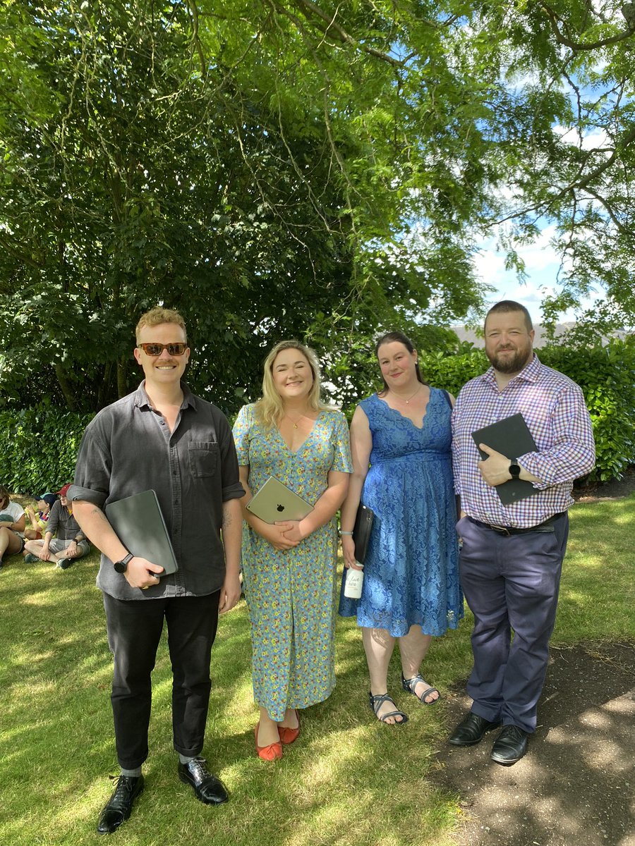 Our fabulous quartet of singers before their #SecretGarden performance at @kilkennyartsfestival!