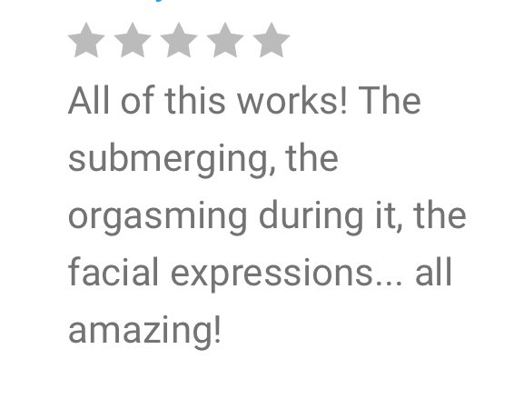 Another 5 star review on one of my underwater bathtub videos 🥳😍 https://t.co/aEvXhfvSrP<a href="/tag/apclips"class="tags"><span>#apclips</span></a>