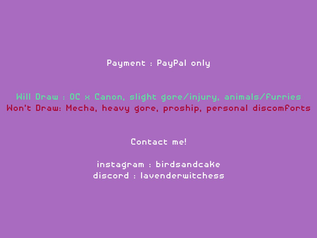 birdsandcake | COMMISSIONS OPEN❕ tweet media