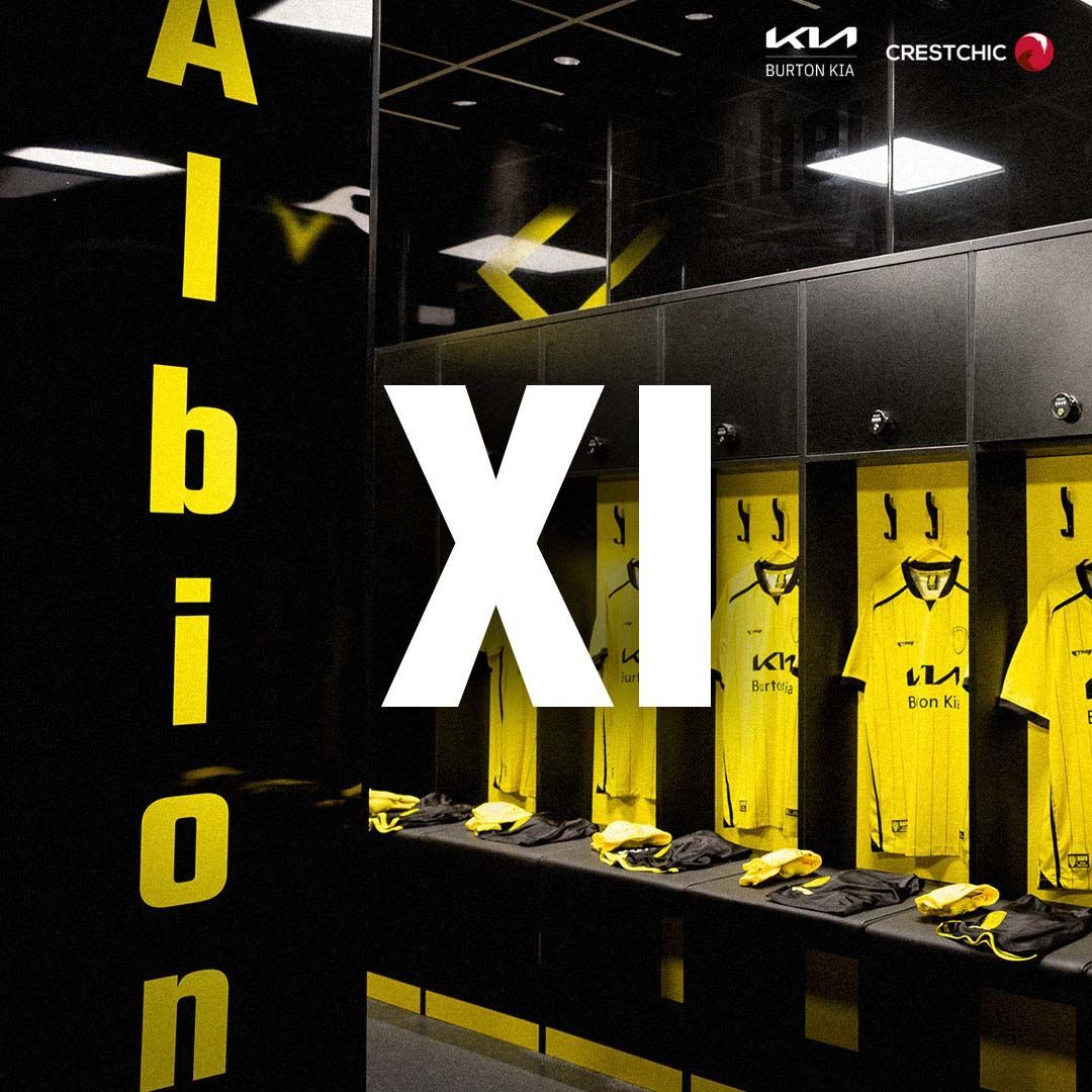 burtonalbionfc's tweet photo. TEAM NEWS 🚨🚨 

Your Brewers 🤝 

#BAFC #PackThePirelli 10.08.24 https://t.co/tFF6uE8UNd