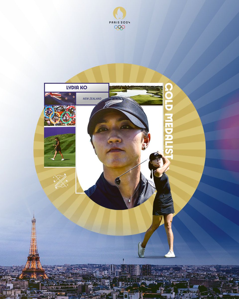 IGFGolf's tweet photo. Lydia Ko wins the gold medal at #Paris2024 https://t.co/WA9RU4WwUC