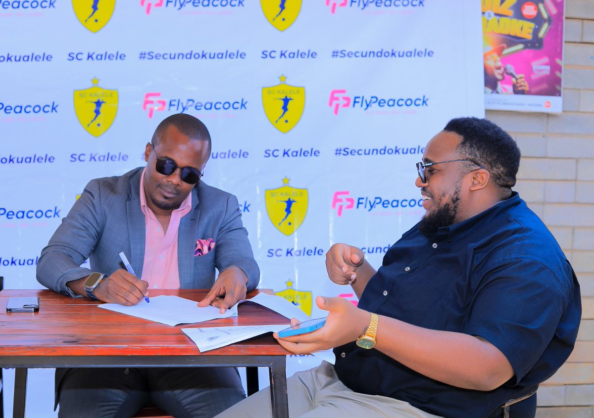 sc_kalele's tweet photo. Great moments from our launch event with Fly Peacock. Looking forward to a fantastic season ahead in the @ntare_league . 
Photo Credit📸 : @MbanzAndre8
 #SecundoKualele https://t.co/Hz4SLyqabj