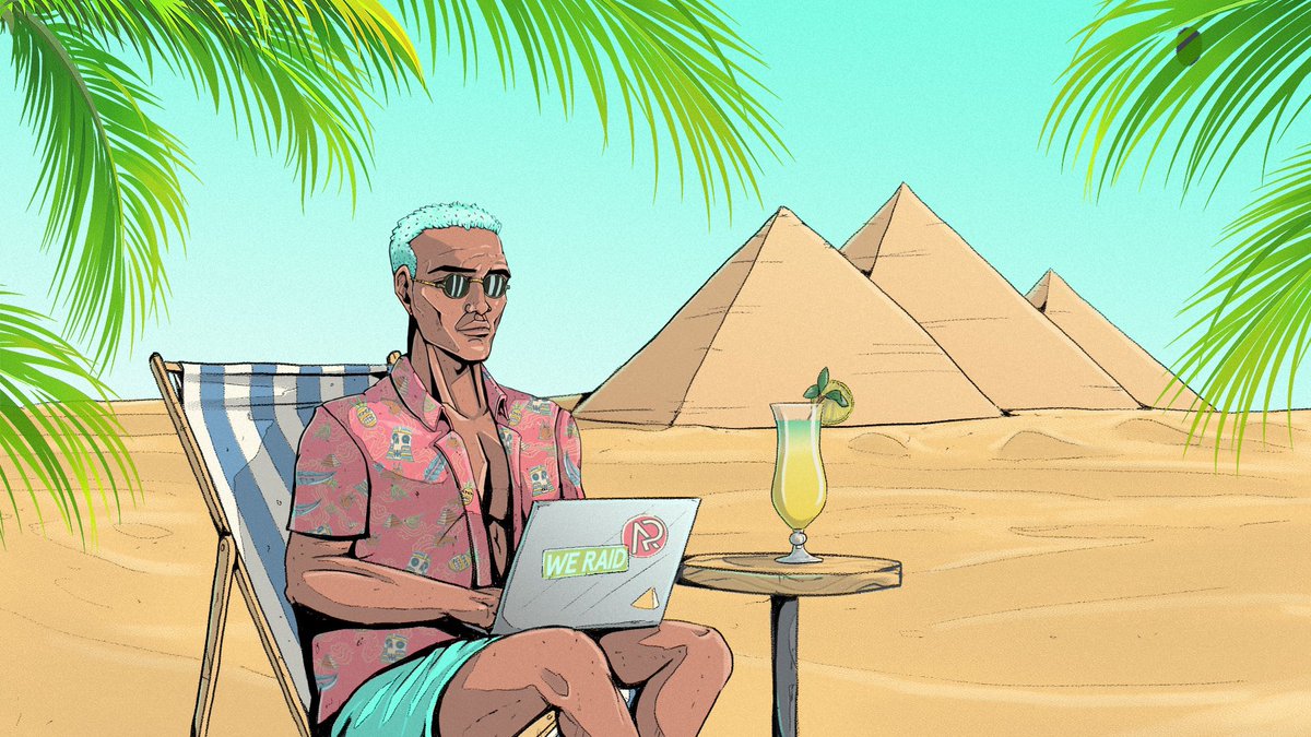 I hope you guys are having a chill Saturday!🍹
Grab a Pharaoh or two and join us in the Sacred chat! Our holders discuss everything from tickers and crypto happenings to sports, feet pics, and other topics on a daily basis. It’s never boring in the Home of Alpha, that’s for sure!