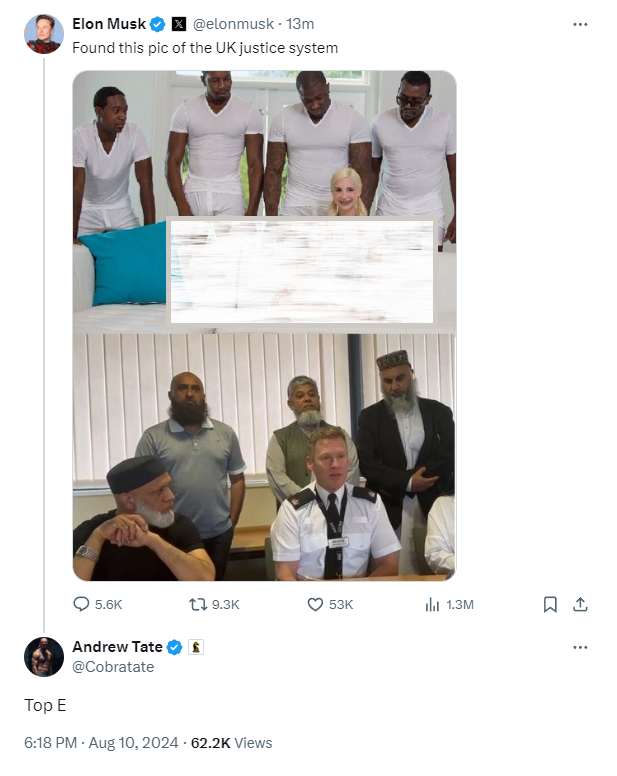 IsmailogluF's tweet photo. This has gone too far. At this point a Muslim diplomat should reach out to Elon Musk, and Andrew Tate should be universally disavowed by all those Muslims who provided him with a platform. https://t.co/0BYVDhEBH1