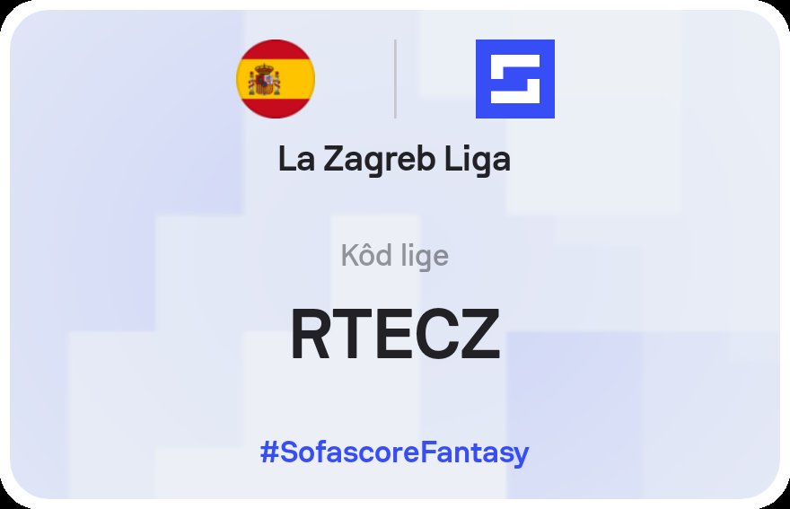 GPrakis's tweet photo. Stigla ti je pozivnica za Sofascore Fantasy ligu! Pridruži se preko poveznice: https://t.co/ZAaXkfys7D https://t.co/5sOYBE0ACB