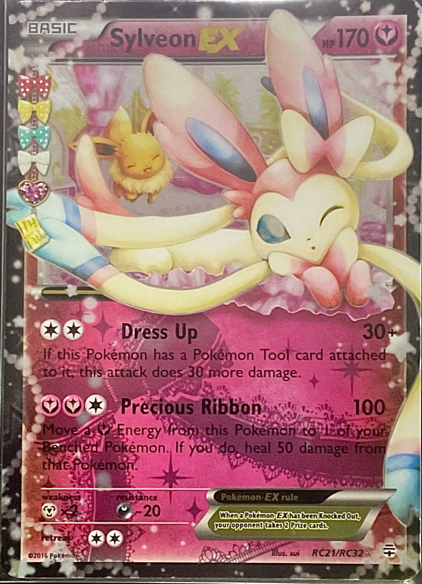HyperHolos's tweet photo. Sylveon Ex Radiant Collection from XY Generations #Pokemon #PokemonCards #PokemonTCG https://t.co/mCOtGGbMtb