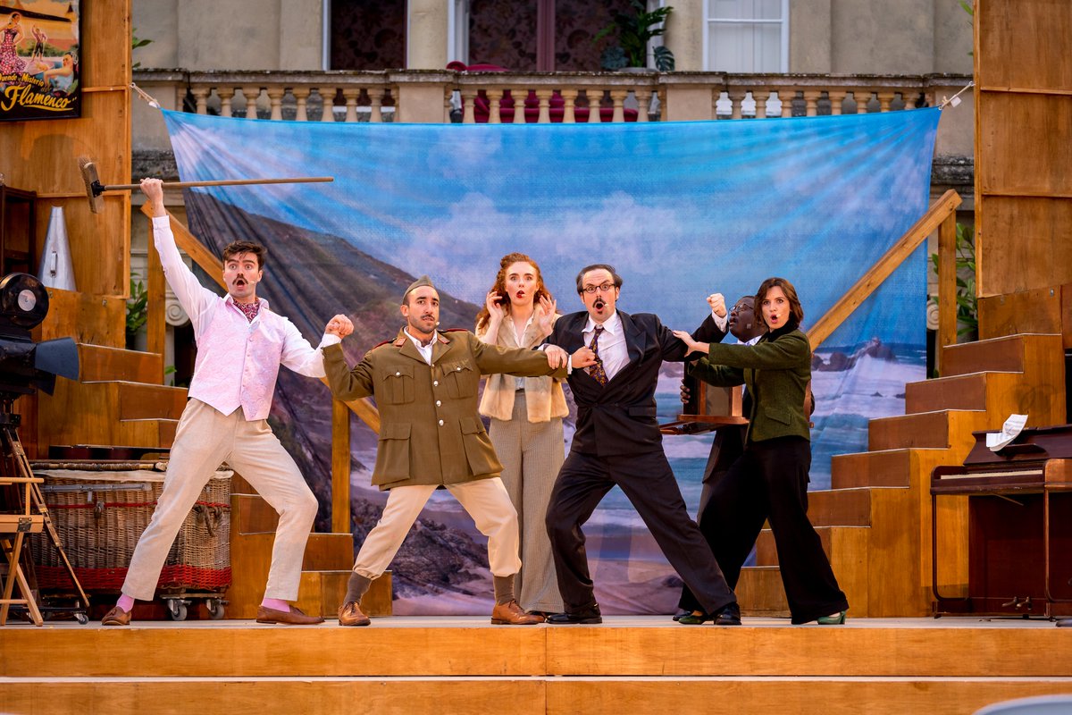 WaterperryOpera's tweet photo. It’s opening night of our Main Stage production, The Barber of Seville!

Here’s a first glance of what to expect; tonight's show is almost sold out, but seats remain available for tomorrow night (11th), 14th, 15th and 17th August. Get yours now! https://t.co/43C8l3seot