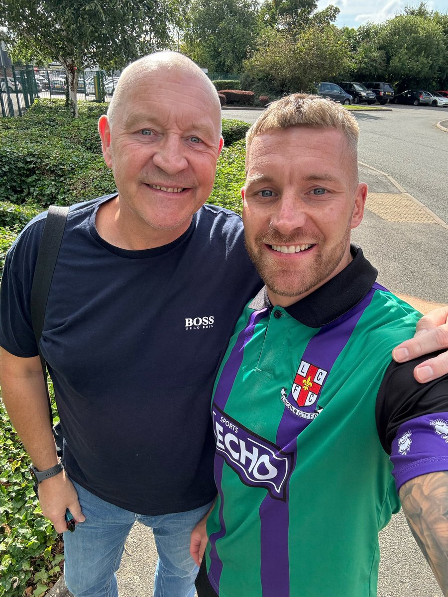 The beautiful game &amp; dad and son away days are back, come on you imps 🔴⚪️ #imps