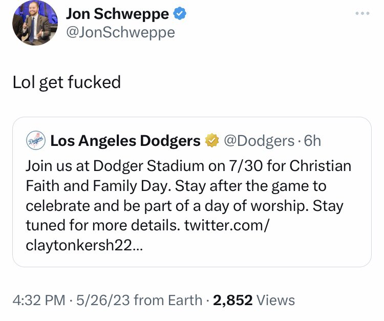 Got blocked by <a href="/Schilling1776/">Terry Schilling 🇺🇸</a> right hand dude because I reminded him of the time he told Christians to "Get fucked". These anti-family, woman-hating, anti-Christian folks worked on #Project2025 for the <a href="/approject/">American Principles Project</a>