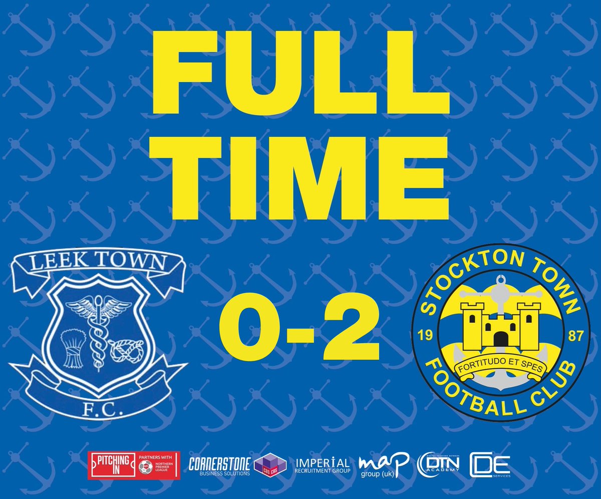 stockton_townfc's tweet photo. FULL-TIME: Leek Town 0-2 Stockton Town

The perfect opening day for the Anchors as goals either side of the half from Michael Sweet and Michael Fowler secure us all three points.

 #LEEvsSTO #UTA⚓️ https://t.co/3ayublBtuf