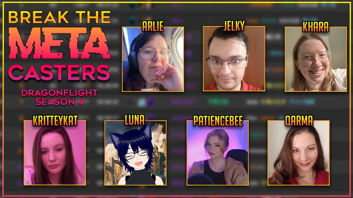 VISAGE x <a href="/RaiderIO_WoW/">Raider.IO 💙</a> starts NOW! 

Join VISAGE casters <a href="/arlieplays/">Arlie 💙🙃</a> <a href="/Jelky55/">Filip Jelić</a> and <a href="/SeleneLunaedge/">𝓛𝓾𝓷𝓪𝓮𝓭𝓰𝓮 🏳️‍⚧️🦊 | 💙</a> for some #breakthemeta analysis. 

👀twitch.tv/visagecommunity