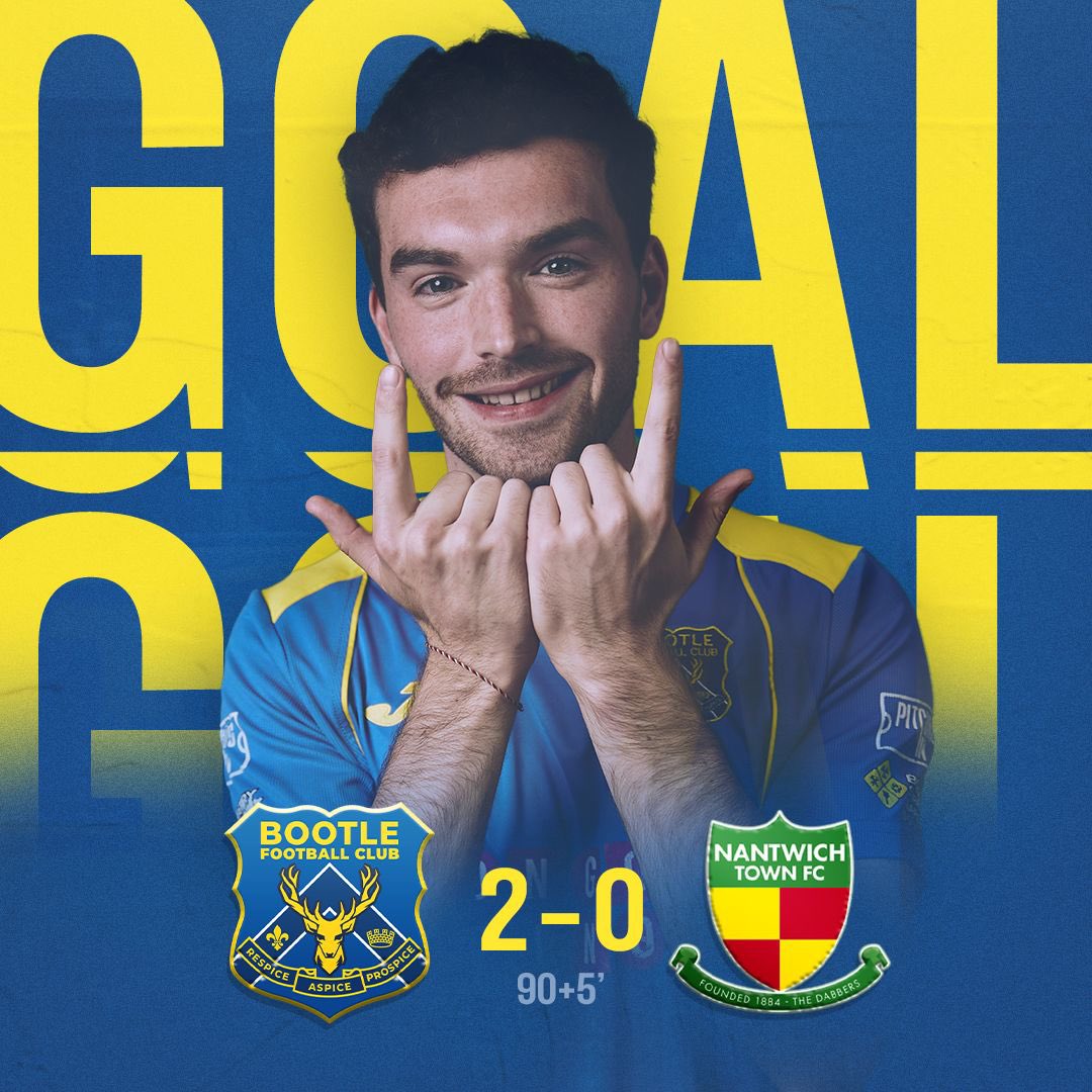 Bootle Football Club (@bootle_fc) on Twitter photo 96’ GOAL!!!!! Fantastic free kick from Jack Lenehan!!!!!!!
🔵🟡2-0🟢⚪️
#UpTheBucks
<a href="/NorthernPremLge/">The Pitching In Northern Premier League</a> 96’ GOAL!!!!! Fantastic free kick from Jack Lenehan!!!!!!!
🔵🟡2-0🟢⚪️
#UpTheBucks
<a href="/NorthernPremLge/">The Pitching In Northern Premier League</a>