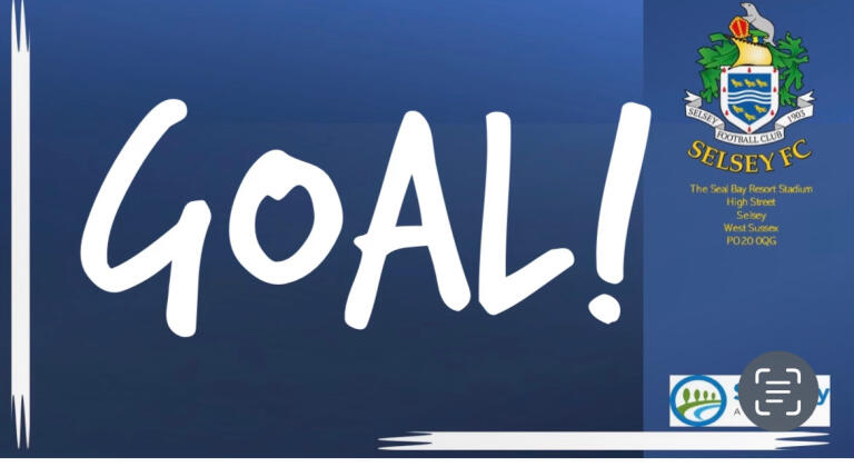 91 minutes and Selsey extend their lead to 3-1 a Ben Dines header