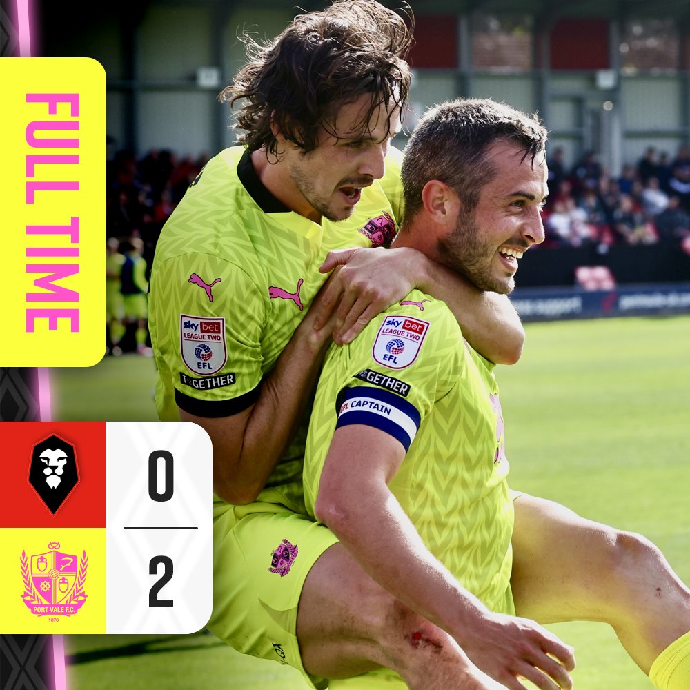 OfficialPVFC's tweet photo. FULL TIME

A double from the skipper means that all three points are on their way back to Burlsem! 🫡

GET IN!! 👊

#PVFCLive | 0-2 https://t.co/1xIoeaFme4