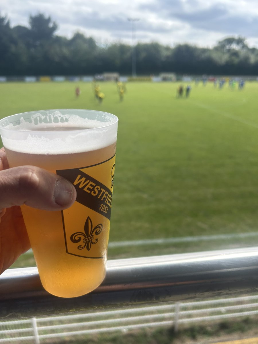 Best place to watch lower league football with a pint on the terrace <a href="/westfield_fc/">Westfield FC</a> 

Shame I had to leave at the half as clearly missed a cracking second period. 
<a href="/IsthmianLeague/">The Pitching In Isthmian League</a>